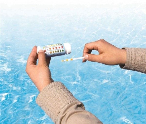 Bestway 58142, Vattentestremsa, Alkalinitet, fritt klor, pH, 42 g, 95 mm, 160 mm, 42 mm