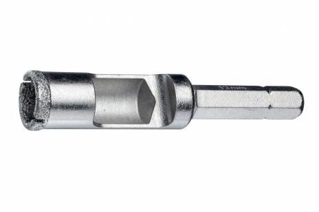 Metabo 627534000, Drill, Diamantdrillbor, Høyrehåndsrotasjon, 5 mm, 60 mm, Glass, Marmor, Porselen, Flis