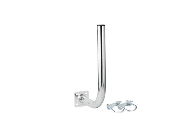 Extralink L250X400 BALCONY HANDLE MOUNT WITH U-BOLTS M8, Ruostumaton teräs, Kulmakiinnitin, 18 kg, Metallinen, Yleiskäyttö, Sinkkipinnoite