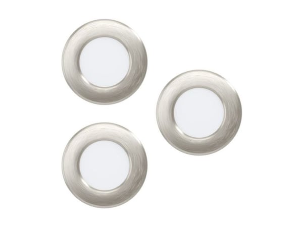 EGLO Fueva 5, Innsunket spotlight, LED, 220-240 V, Satin Stål, Hvit EGLO Fueva 5, Innsunket spotlight, LED, 220-240 V, Satin Stål, Hvit