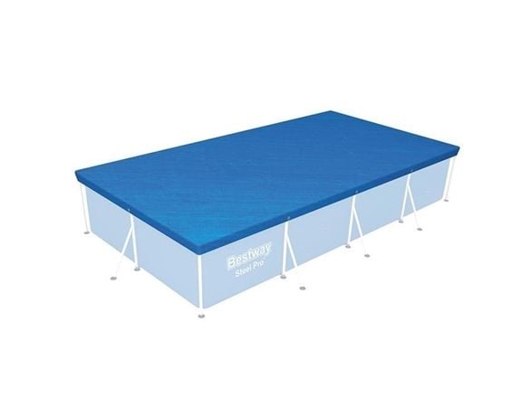 Bestway 58106 / 24, Sikkerhedsafdækning til swimmingpool, Pool over jorden, Rektangulær, Blå, Bestway 3.00 m x 2.01 m (9 ft. 10 in. x 6 ft. 7 in.) ...