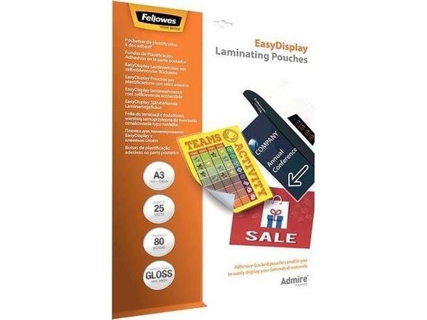 Fellowes 5601803, Polyetylentereftalat (PET), Blank, A3, 0,08 mm, 303 mm, 0,2 mm