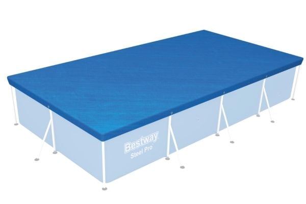 Bestway 58106 / 24, Sikkerhedsafdækning til swimmingpool, Pool over jorden, Rektangulær, Blå, Bestway 3.00 m x 2.01 m (9 ft. 10 in. x 6 ft. 7 in.) ...