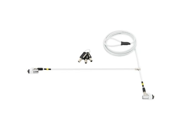Mobilis Slim Twin Rotating - Lås för säkerhetskabel - 1.8 m