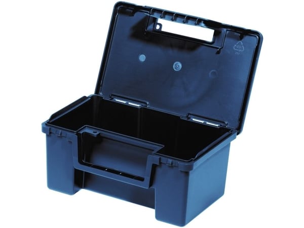 raaco Solid 1, Sort, Polypropylen (PP), Støvresistent, Sjokkresistent, Vannbestandig, 275 mm, 175 mm, 125 mm