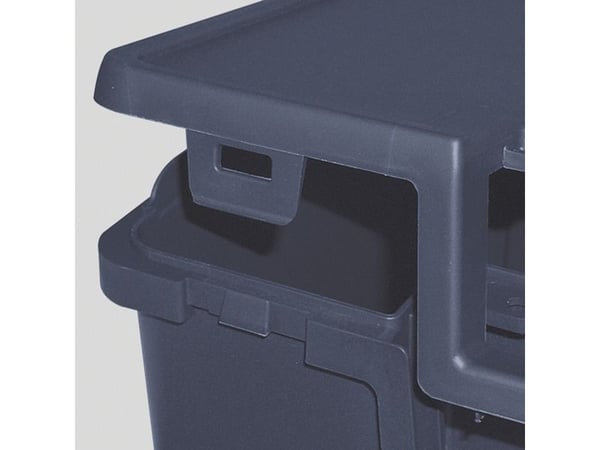 raaco Solid 1, Sort, Polypropylen (PP), Støvresistent, Sjokkresistent, Vannbestandig, 275 mm, 175 mm, 125 mm