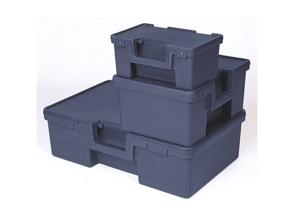 raaco Solid 1, Sort, Polypropylen (PP), Støvresistent, Sjokkresistent, Vannbestandig, 275 mm, 175 mm, 125 mm