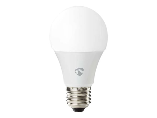 Nedis SmartLife - LED-lyspære - form: pære - E27 - 9 W (ekvivalent 60 W) - klasse F - RGB/varmt til kjølig hvitt lys - 2700-6500 K - hvit