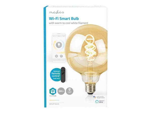 Nedis SmartLife, 4,9 W, 40 W, E27, 360 lm, 10000 h, Viileä valkoinen, Lämmin valkoinen