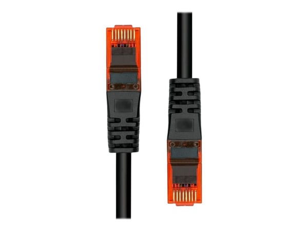 ProXtend - Koblingskabel - RJ-45 (hann) til RJ-45 (hann) - 7 m - 5 mm - UTP - CAT 6 - IEEE 802.3af - med støvel, uten hindringer, flertrådet - svart