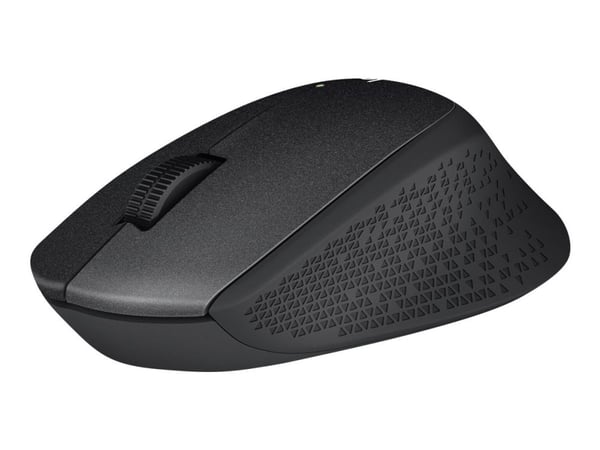 Logitech M330 SILENT PLUS - Mus - 3 knappar - trådlös - 2.4 GHz - trådlös USB-mottagare - svart