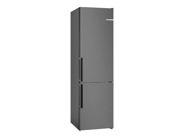 Bosch Serie | 4 KGN39VXCT - Kylskåp/frys - bottenfrysskåp - bredd: 60 cm - djup: 66.5 cm - höjd: 203 cm - 363 liter - Klass C - svart rostfritt stål