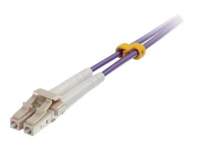 C2G 2m LC/LC OM4 LSZH Fibre Patch - Purple - Koblingskabel - LC multimodus (hann) til LC multimodus (hann) - 2 m - 2 m - fiberoptisk - dupleks - 50...