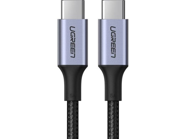 Ugreen 70427, 1 m, USB C, USB C, USB 2.0, 480 Mbit/s, Musta, Hopea
