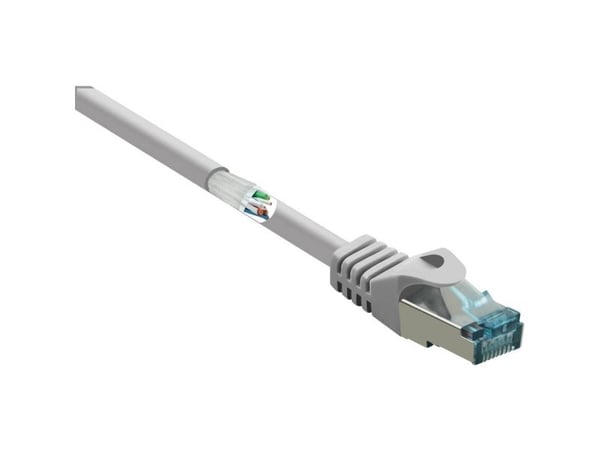 Renkforce RF-5043946, 15 m, Cat6a, S/FTP (S-STP), RJ-45, RJ-45, Grå
