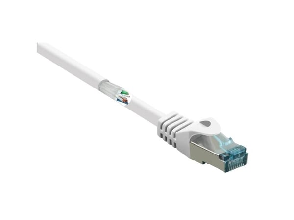 Renkforce RF-5047448, 15 m, Cat6a, S/FTP (S-STP), RJ-45, RJ-45, Hvit