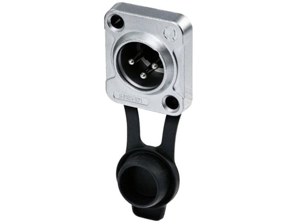 Rean AV RRX3M-Z-002-1 XLR-kontakt, innfelt 3-pins, 1 stk