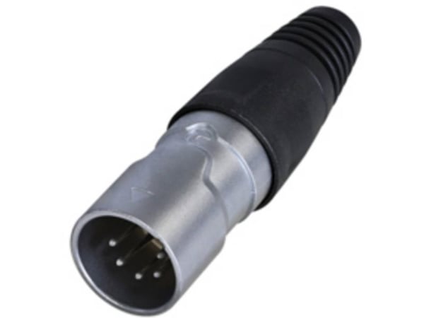 Rean AV RCX5M-Z-000-1 XLR-kontakt rett Poltall: 5 1 stk