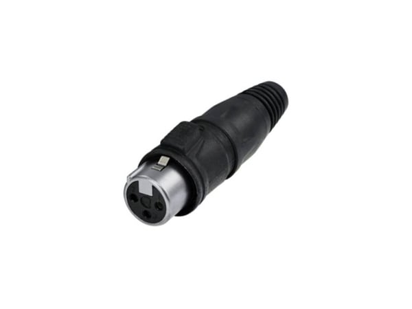 Rean RCX3F-Z-002-1 XLR-liitin Liitin, suora Napojen lukumäärä: 3 1 kpl 1 kpl