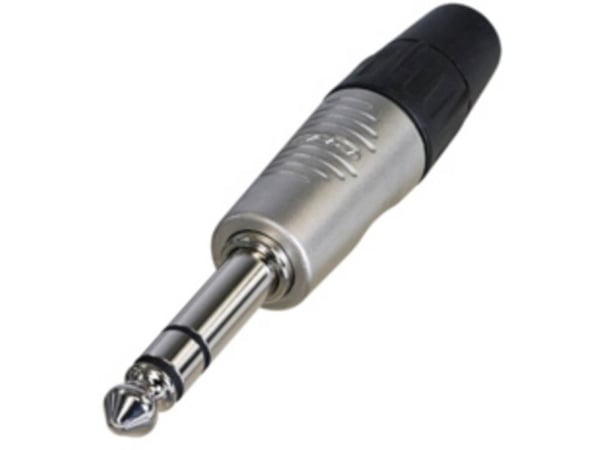 Rean AV RP3C-B jackplugg 6,35 mm, kontaktpol: 3, 1 stk