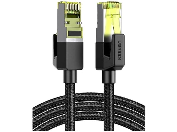 Ugreen 80420, 0,5 m, Cat7, F/FTP (FFTP), RJ-45, RJ-45, Svart