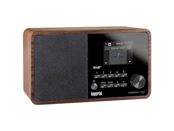 Imperial DABMAN i150, Bærbar, DAB, DAB+, FM, 87,5 - 108 MHz, 174 - 240 MHz, 20 W, 7,62 cm (3")