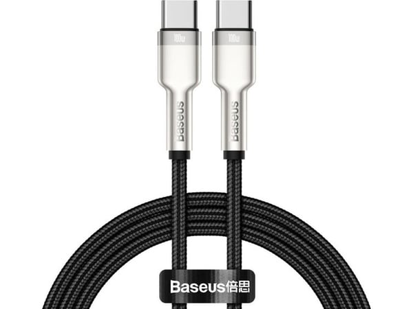 Baseus CATJK-C01, Musta, USB C, USB C, 1 m, Hanstik