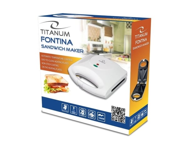 TITANUM TKT006W sandwichtoaster 1000 W Hvid