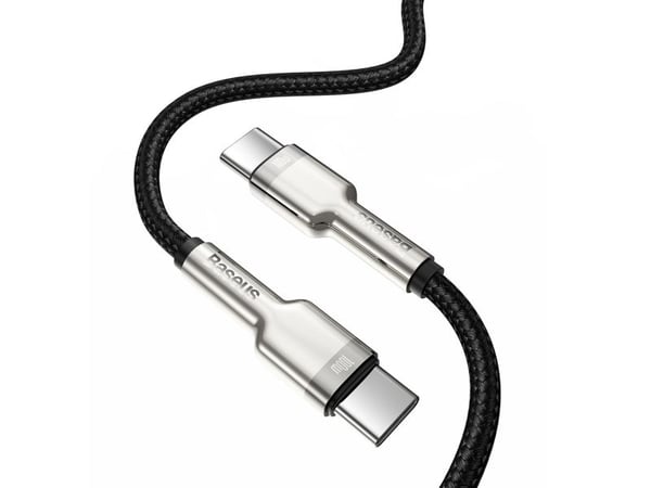 Baseus CATJK-C01, Musta, USB C, USB C, 1 m, Hanstik