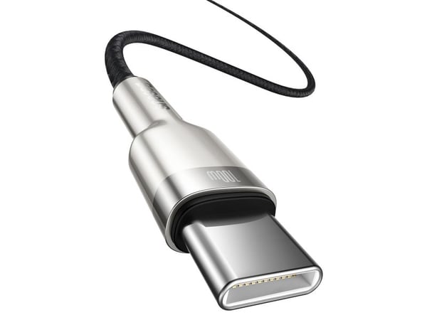 Baseus CATJK-C01, Musta, USB C, USB C, 1 m, Hanstik