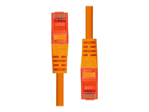ProXtend - Koblingskabel - RJ-45 (hann) til RJ-45 (hann) - 15 m - 5 mm - UTP - CAT 6 - IEEE 802.3af - med støvel, uten hindringer, flertrådet - ora...
