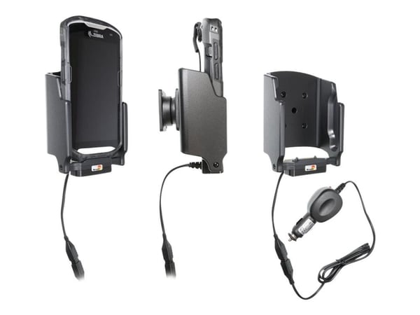 Brodit - Billaderholder + bilstrømadapter - for Zebra TC51, TC52, TC56, TC57