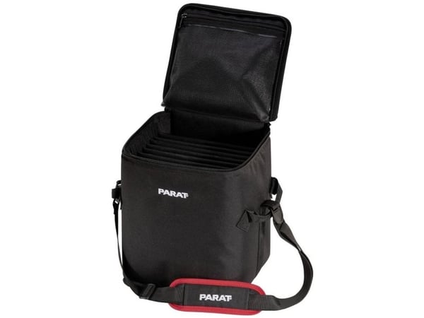 PARAT PARAPROJECT TB10 - Kotelo 10 tabletille - nylon, verkkokangas - musta - enintään 32,8 cm (enintään 12,9")