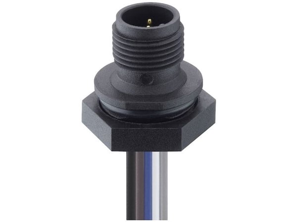 Lutronic 1230 08 T16CW100 0,5m Anturi/toimilaitteen liitin uppoasennukseen M12 Liitin, uppoasennus Napojen lukumäärä (RJ): 8 10 kpl