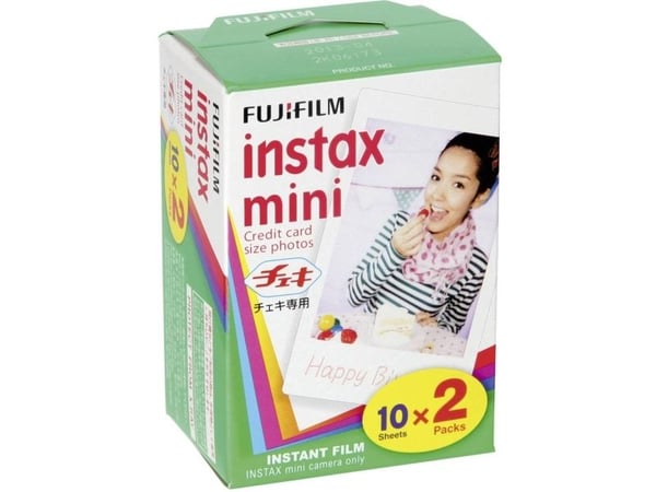 Fujifilm Instax Mini - Färgfilm för snabbframkallning - ISO 800 - 10 exponeringar - 2 kassetter