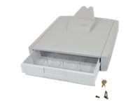 Ergotron StyleView Primary Storage Drawer, Single - Lagringsboks - gråhvit - vognmonterbar
