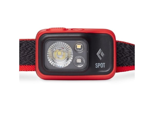 Black Diamond Spot 400, Hodebåndslommelykt, Svart, Rød, Knapper, 1,1 m, IPX8, LED