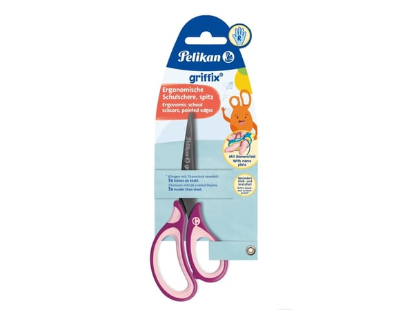 Pelikan Griffix, Barn, Rett kutt, Single/enkelt, Rosa, Metall, Universell