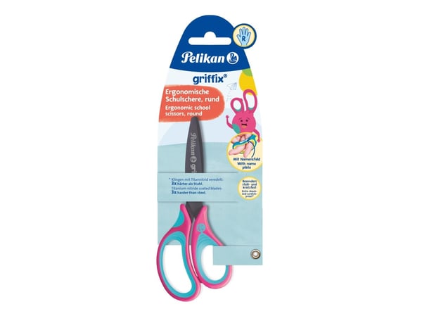 Pelikan Griffix, Barn, Rett kutt, Single/enkelt, Blå, Rosa, Metall, Universell