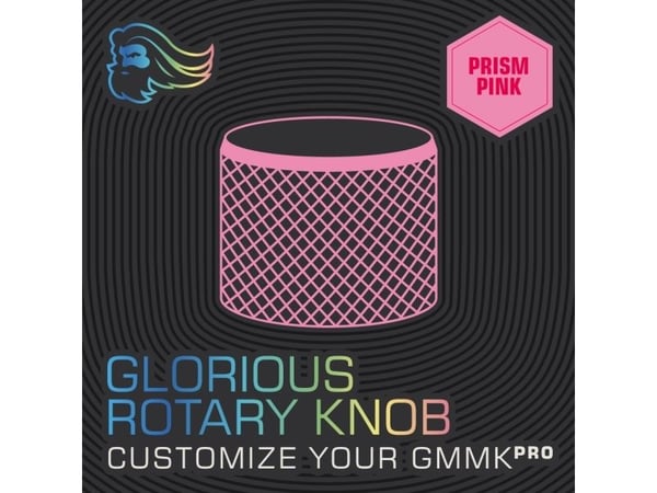 Glorious PC Gaming Race Rotary Knob, Tastaturknapp, 14,5 mm, 1,8 cm, Rosa