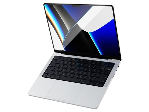 Spigen GLAS.tR SLIM, Bærbar PC-skjermbeskytter, Gjennomsiktig, Apple, Macbook Pro 14 inch (A2442), Herdet glass, 35,6 cm (14")