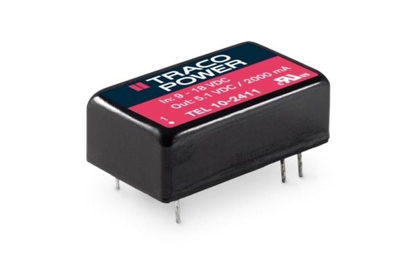 Traco Power TEL 10-2411, 23,8 mm, 8 mm, 13,7 mm, 6,5 g, 10 W, 18-36 V