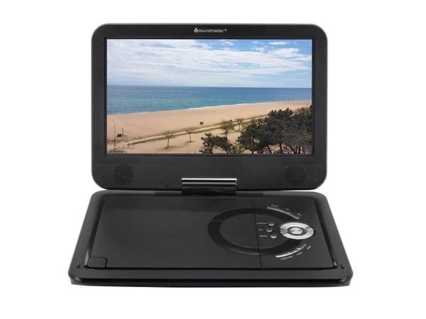 Soundmaster Blu-ray-soitin PDB1910SW kannettava DVD/Blu-Ray-soitin vaihdettava musta 25,6 cm (10,1") 1024 x 600 px