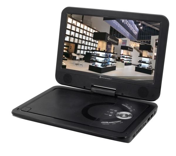 Soundmaster Blu-ray-soitin PDB1910SW kannettava DVD/Blu-Ray-soitin vaihdettava musta 25,6 cm (10,1") 1024 x 600 px