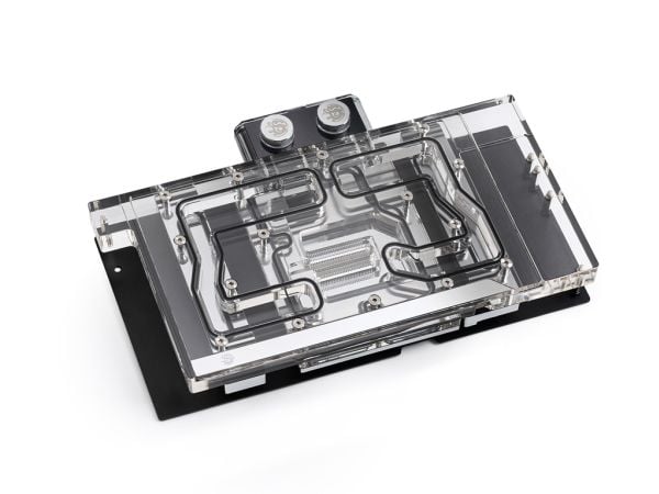 Bitspower Classic VGA, Vattenblock, Svart, Silver, Transparent, 3-pin, 1/4", ASUS TUF Gaming GeForce RTX 3070, 144,2 mm