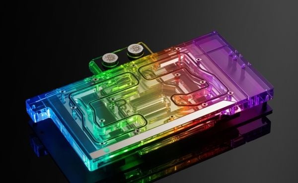 Bitspower Classic VGA, Vannblokk, Sort, Sølv, Gjennomsiktig, 3-pin, 1/4", ASUS TUF Gaming GeForce RTX 3070, 144,2 mm