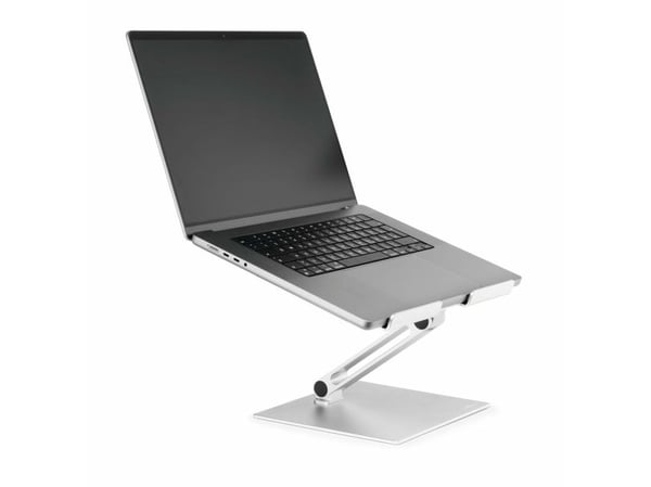 DURABLE RISE - Stativ - sammenleggbar - for notebook/nettbrett - aluminium - sølv - skjermstørrelse: 10"-17" - skrivebord