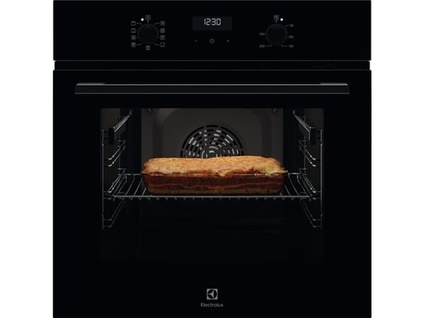 Electrolux SurroundCook 600 EOF5C50BZ - Ovn - innebygd - fordypning - bredde: 56 cm - dybde: 55 cm - høyde: 57.8 cm - med selvrens - Klasse A - svart