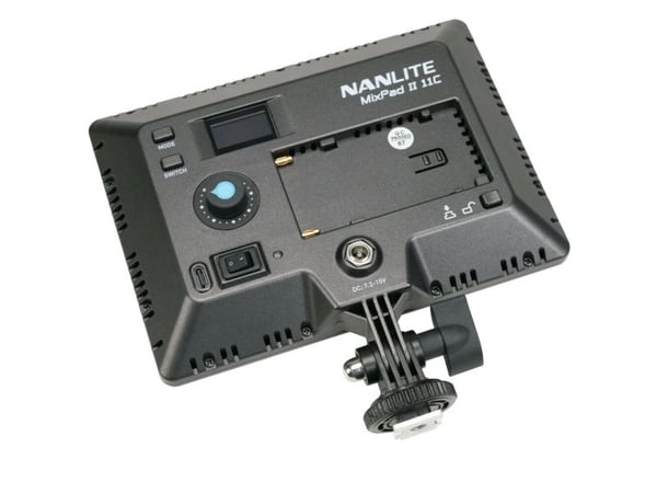 Nanlite MixPad II 11C RGBWW, Rektangulær, Svart, 13 W, Hvit, Hvit, 2700 K