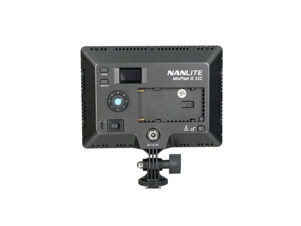 Nanlite MixPad II 11C RGBWW, Rektangulær, Svart, 13 W, Hvit, Hvit, 2700 K